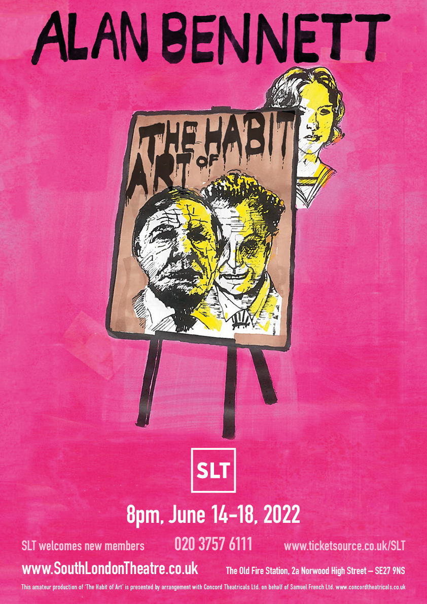 Official poster for The Habit Of Art by Alan Bennett
