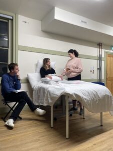 Actors rehearsing whose life