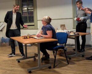 Actors in rehearsal
