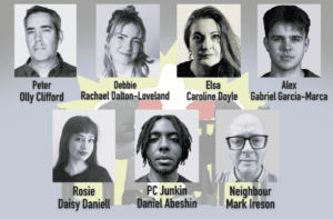 Headshots of actors cast in The Unfriend