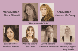 Headshots of actors cast in The ballad of Maria Marten