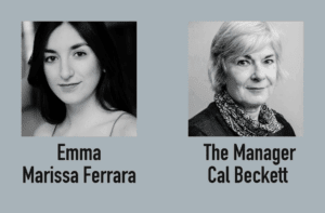 Headshots of two female actors cast in Contractions