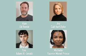 Headshots of four actors cast in Wanderlust