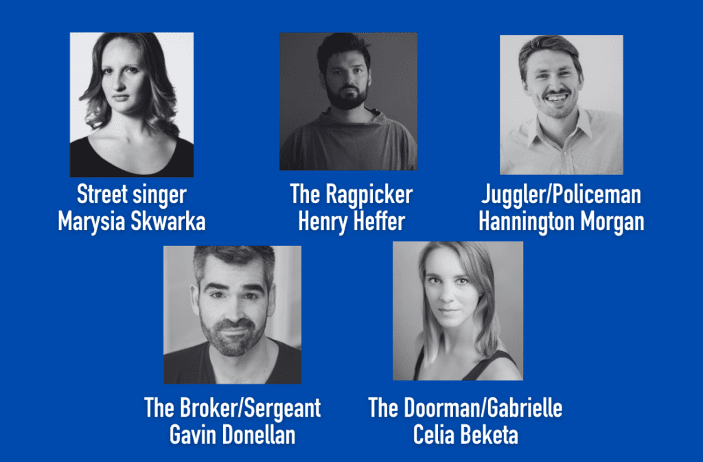 Painting style poster image of a woman in a full gown near a window.