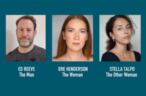 Headshots of three actors cast in The River