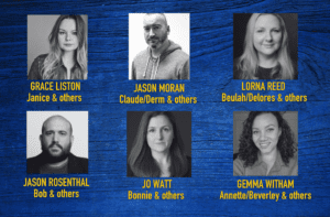 Headshots of actors cast in Come From Away