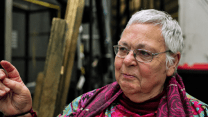 Photo of Ann Parnell-McGarry in a backstage setting