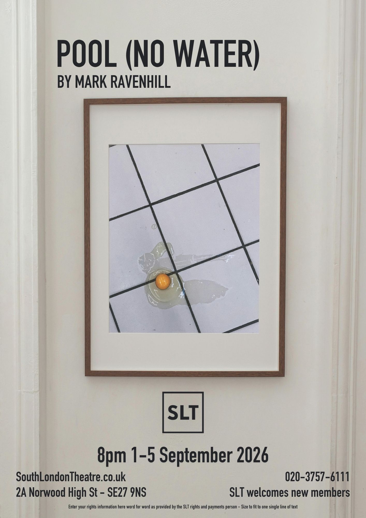 Pool (No Water) by Mark Ravenhill