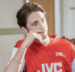 Actor playing Eric in rehearsal
