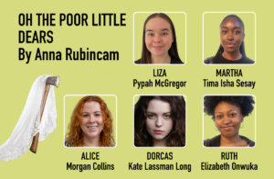 Cast headshots of Poor Little Dears by Anna Rubincam