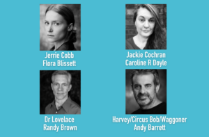 Headshots of four actors cast in They Promised Her the Moon