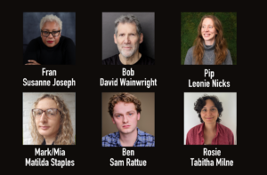 Headshots of six actors cast in Things I Know to be True