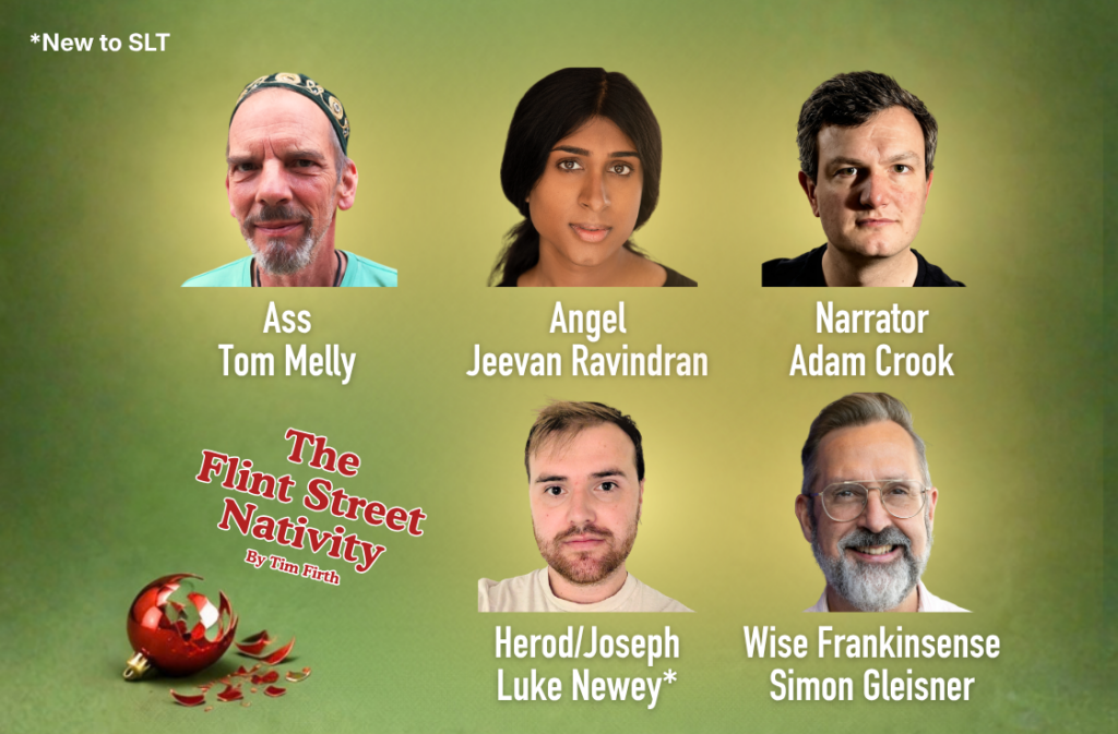 Cast headshots of The Flint Street Nativity 2026