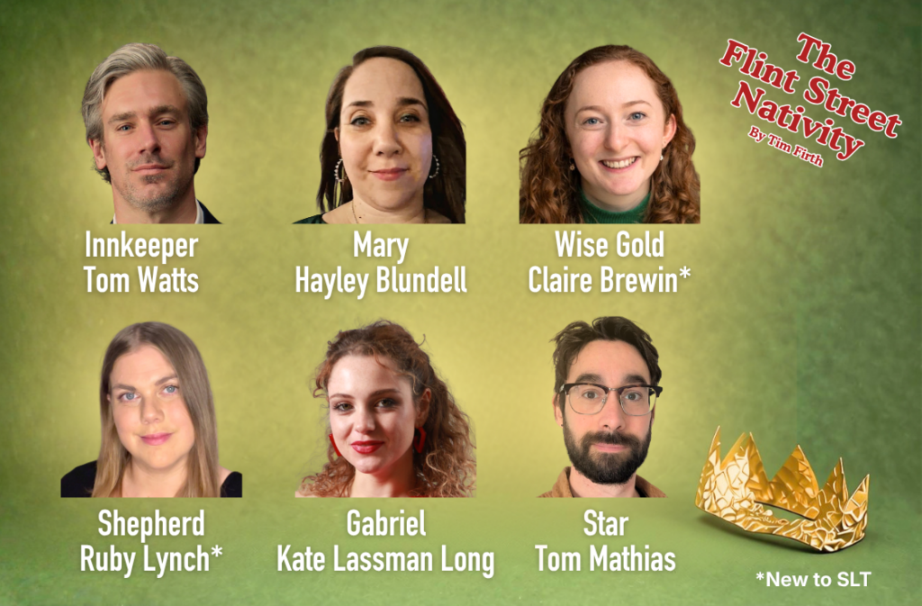 Cast headshots of The Flint Street Nativity 2026